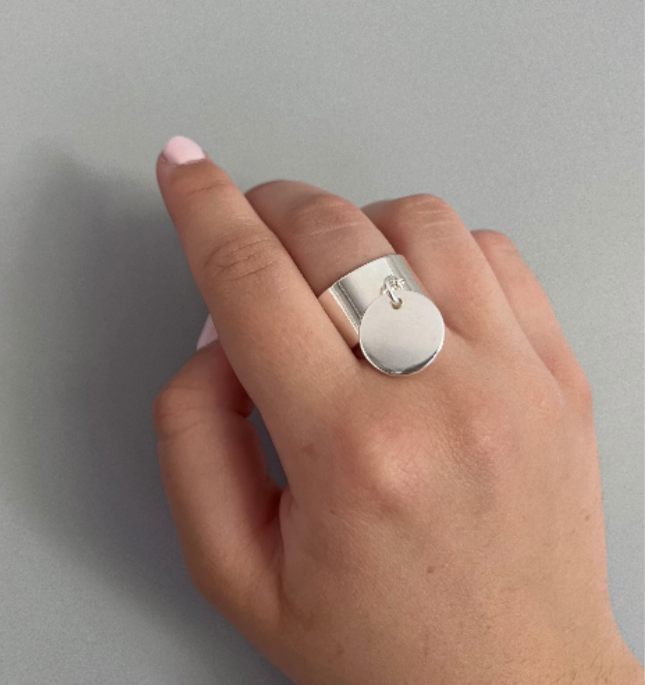 Bague à breloque