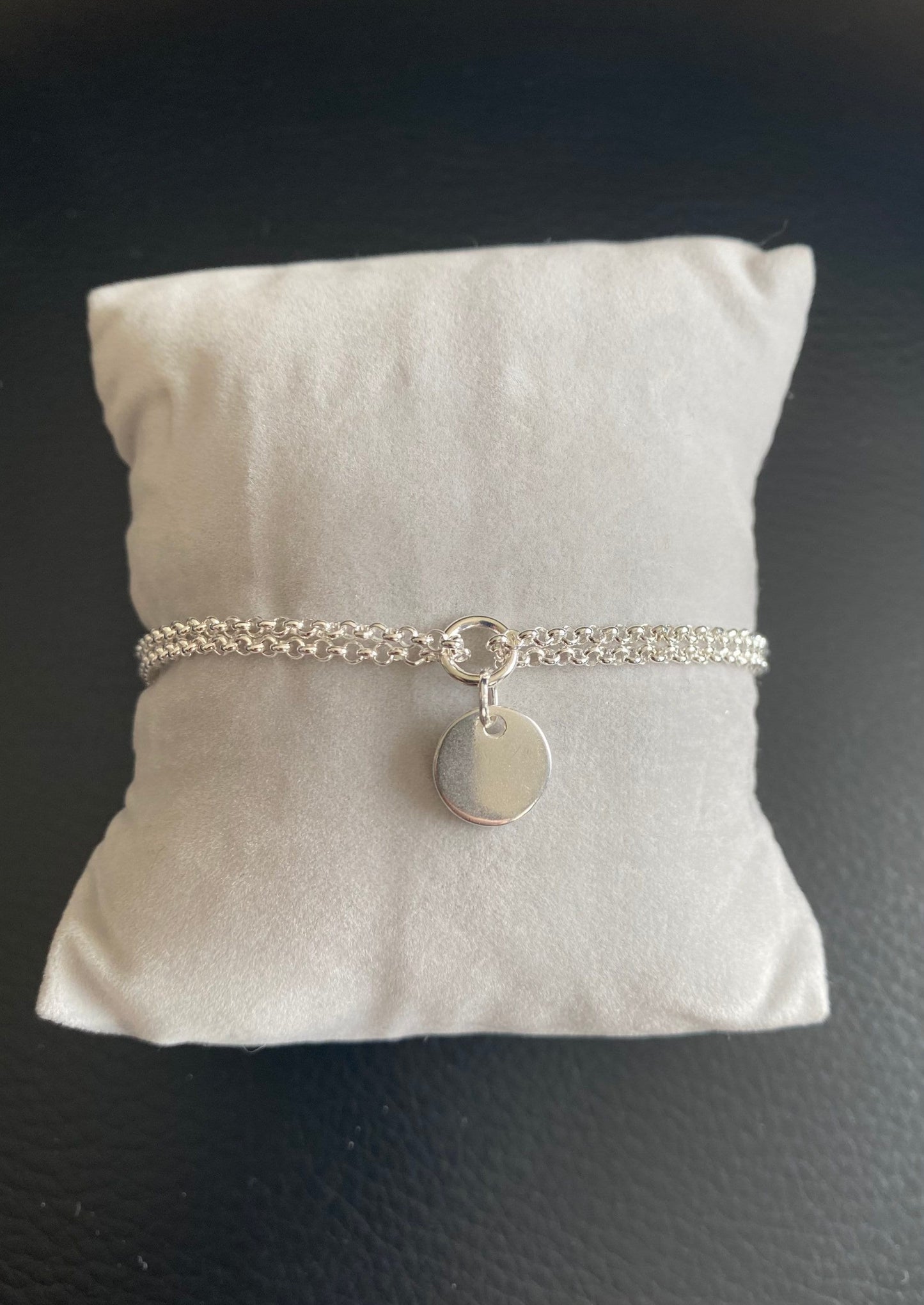bracelet chane pampille ronde