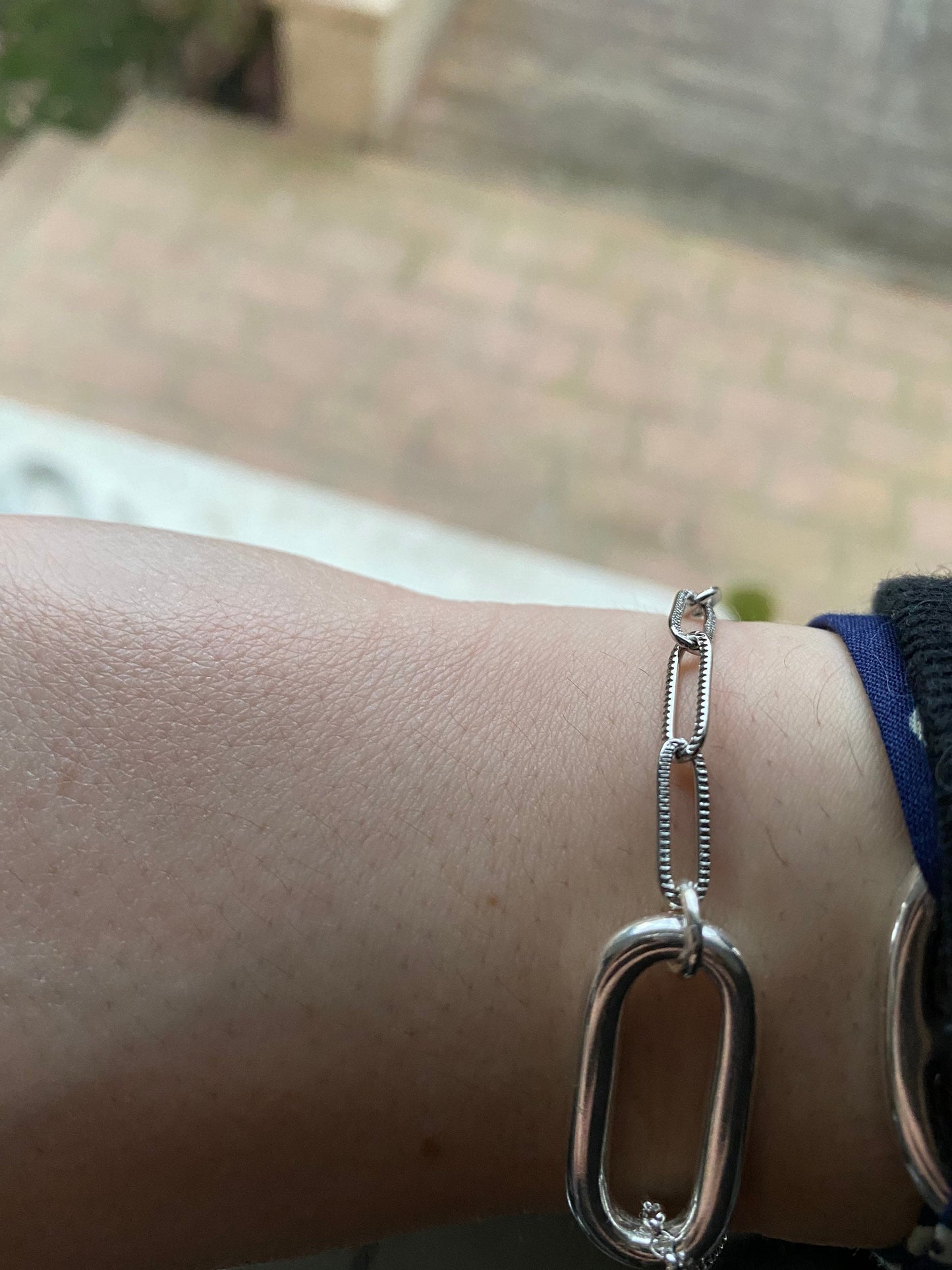 bracelet rectangle double chane