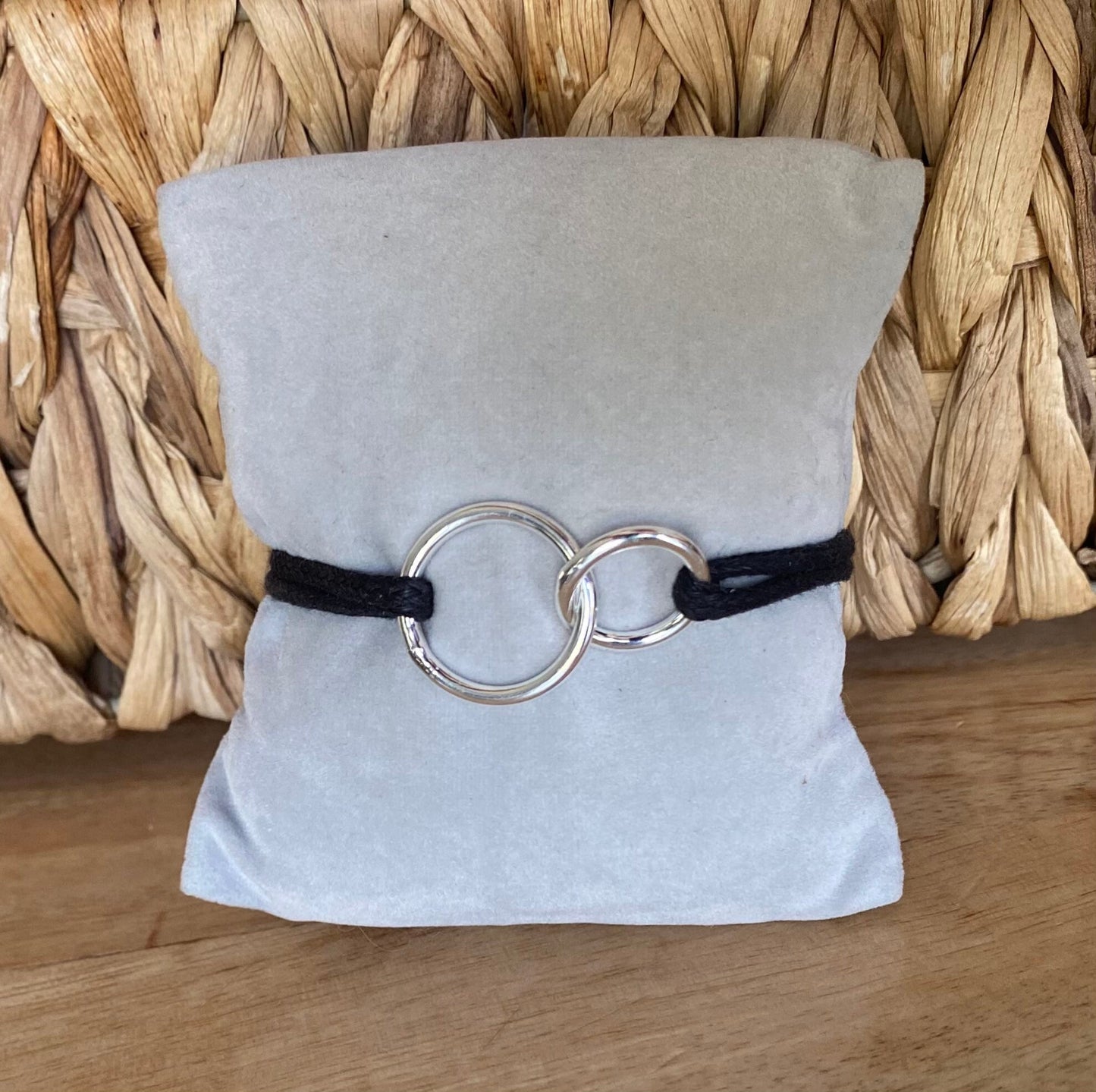 bracelet cercles entrelacs