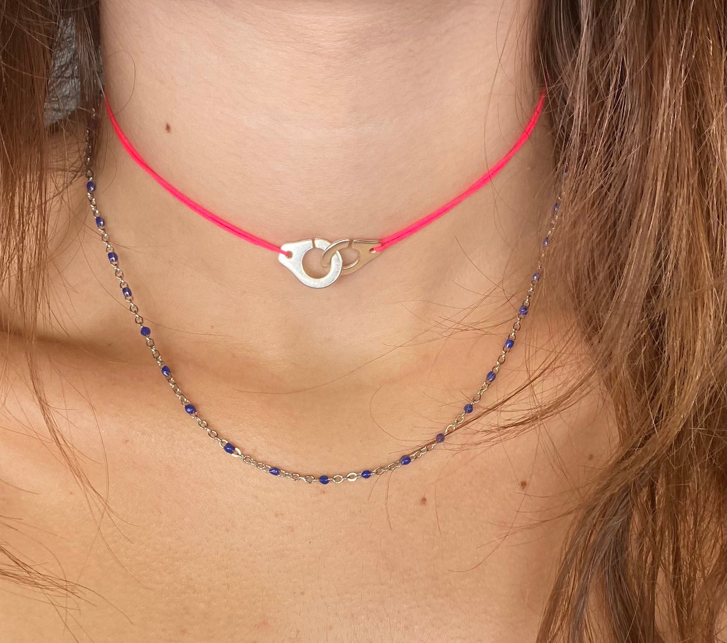 collier chane perle