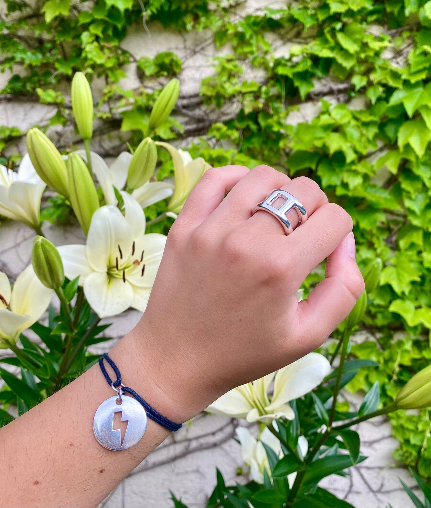 bracelet anneau clair