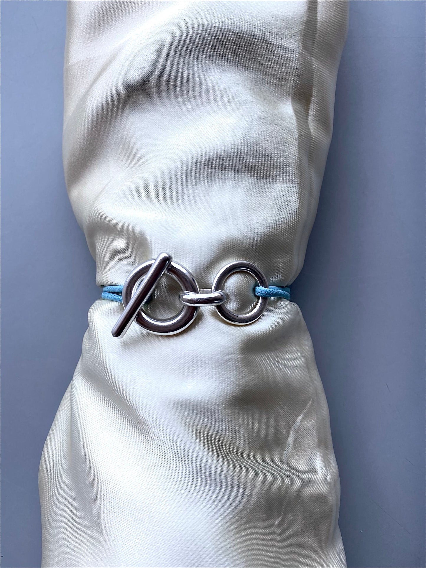 bracelet toggle double cercle