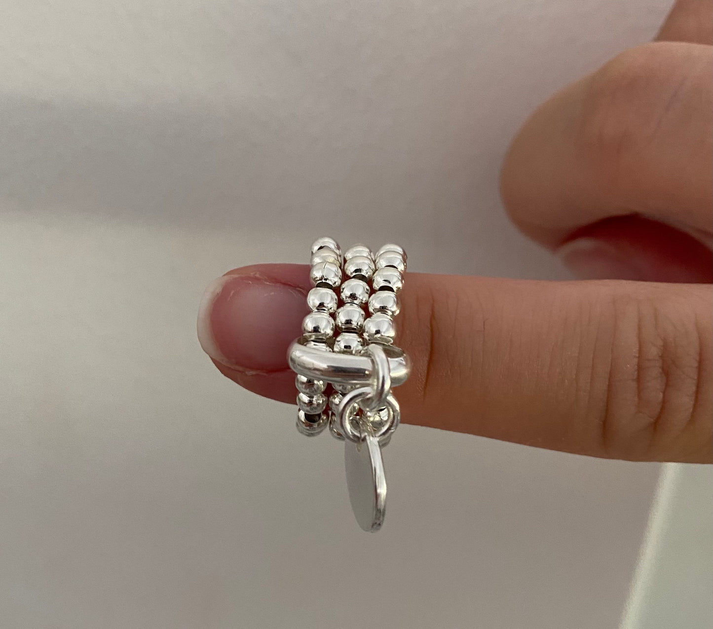 Bague Tri Pearl Argent 925