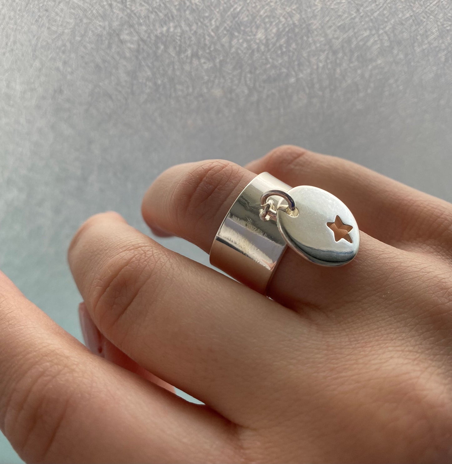 Bague breloque petite étoile