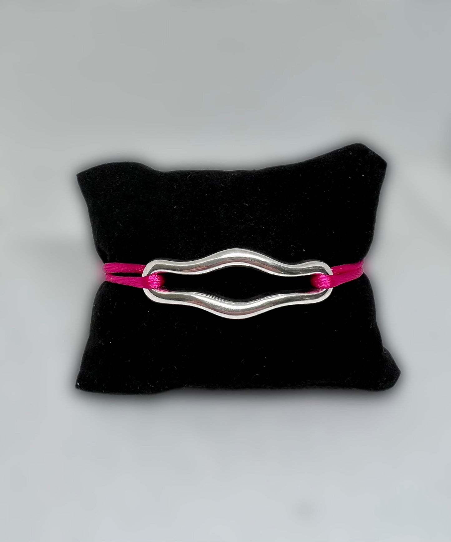 bracelet oblongue argent