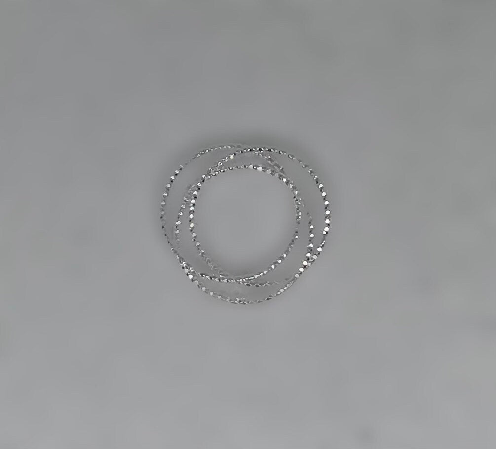 bague triple anneaux en argent 925