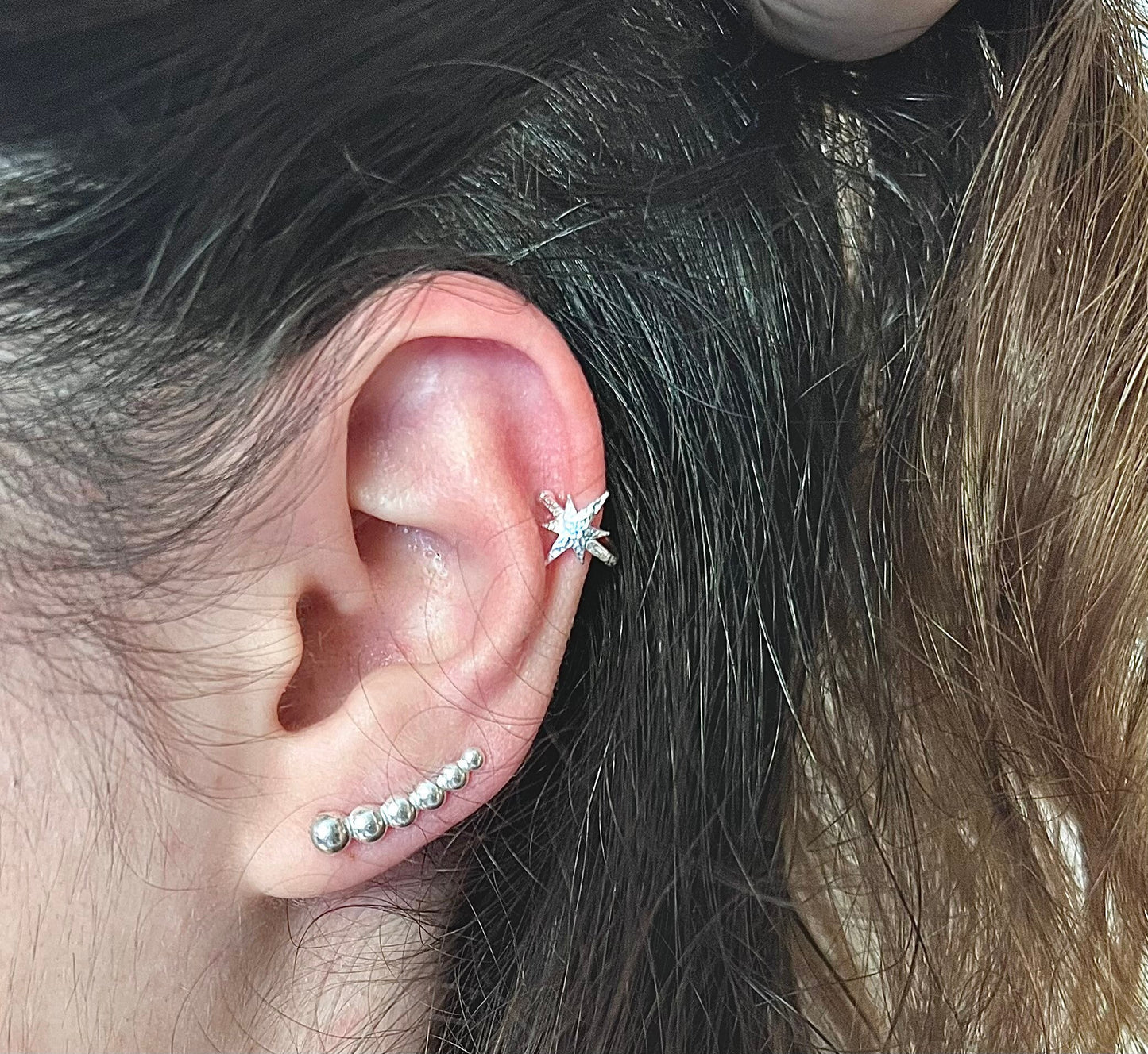 boucles doreilles montantes en argent 925