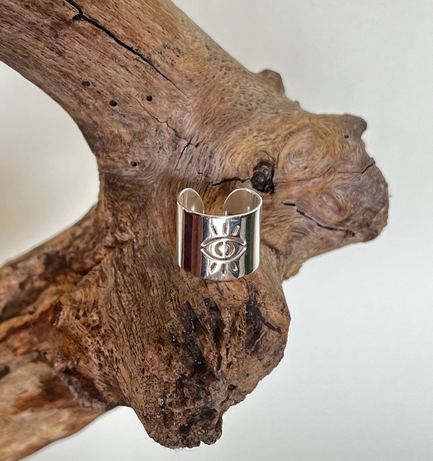 Bague large oeil