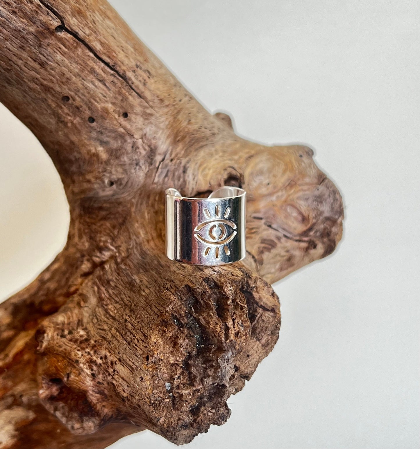 Bague large oeil