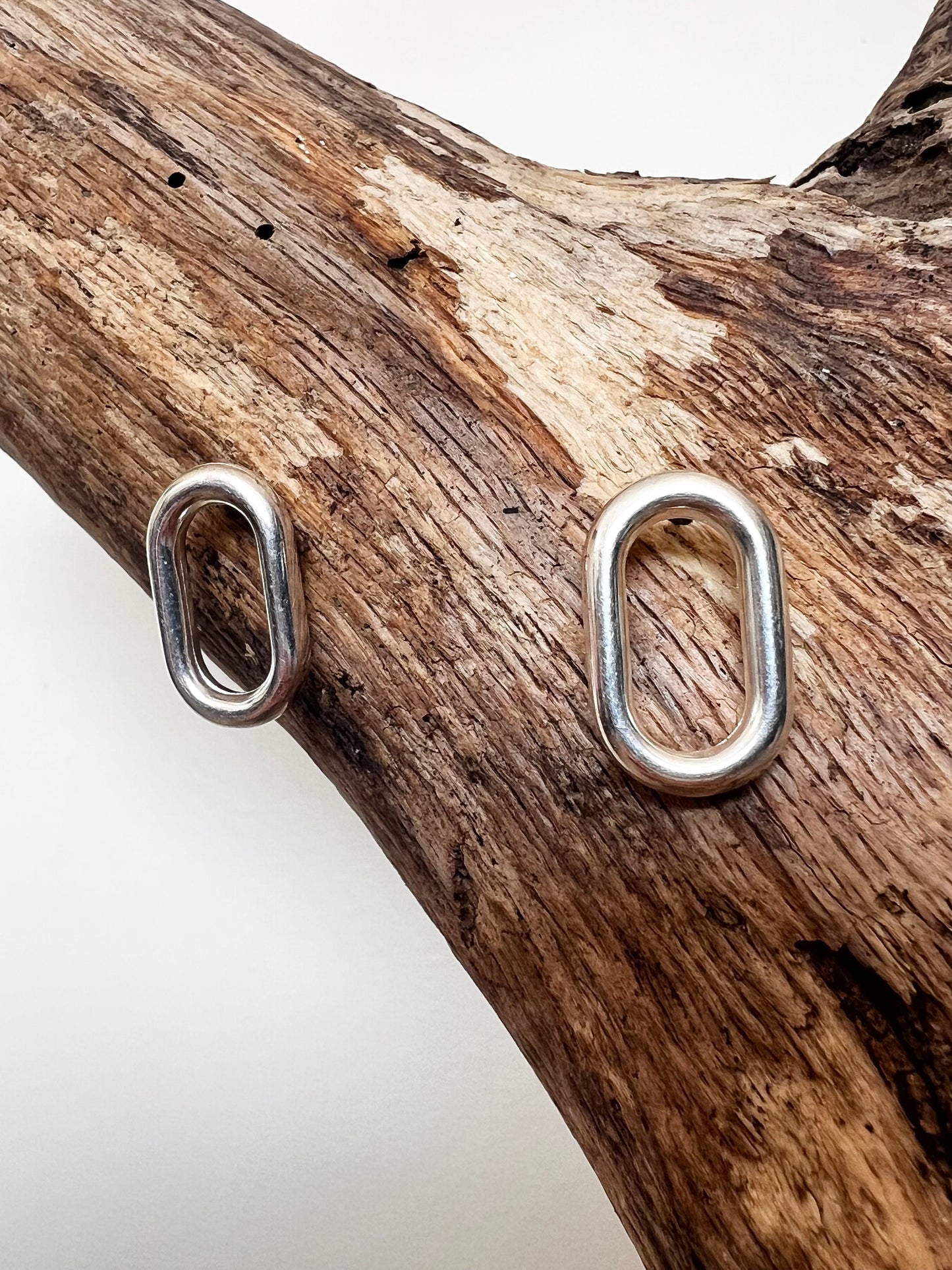 Boucles doreille ovale
