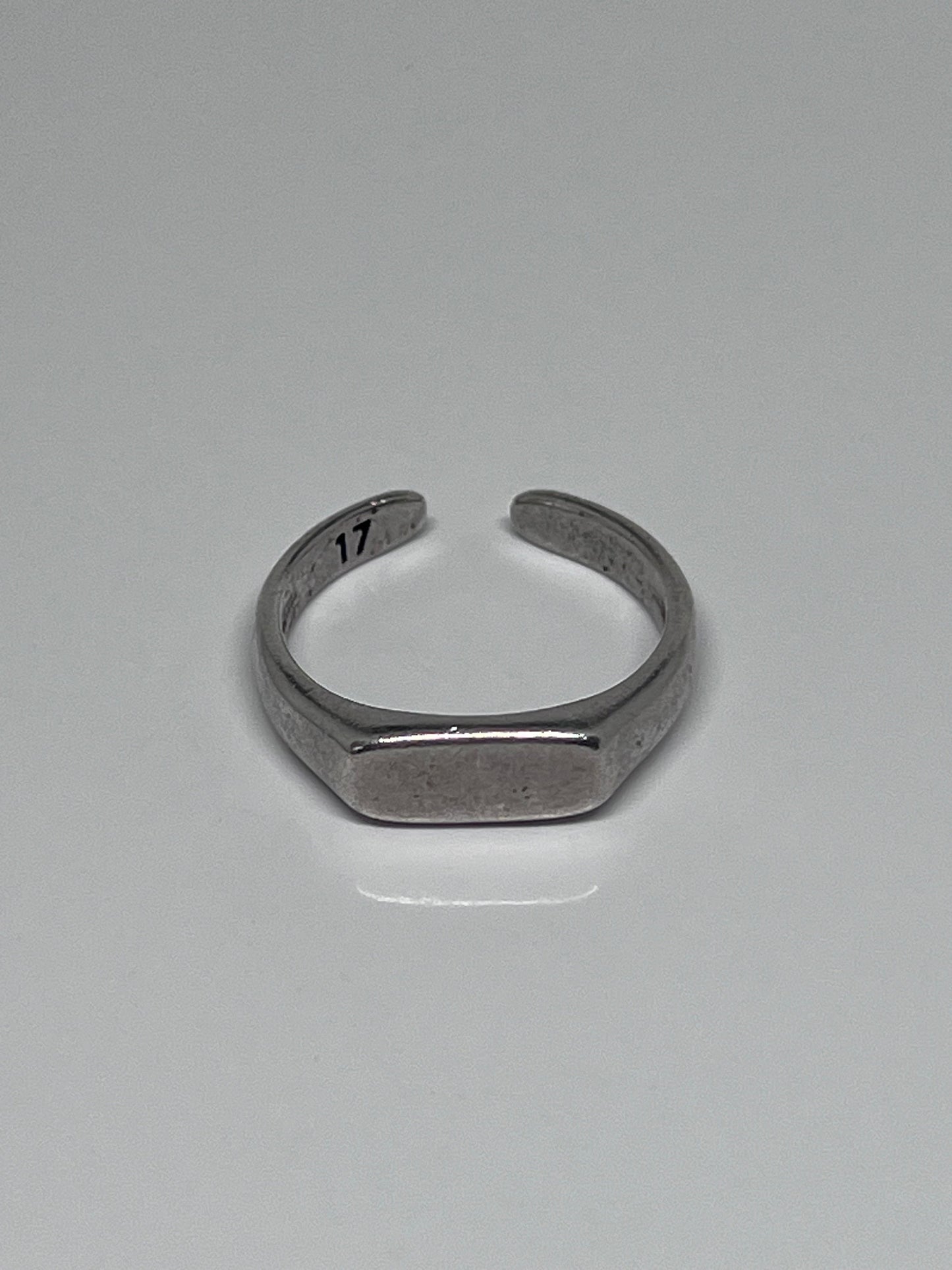 Chevalire fine argent homme