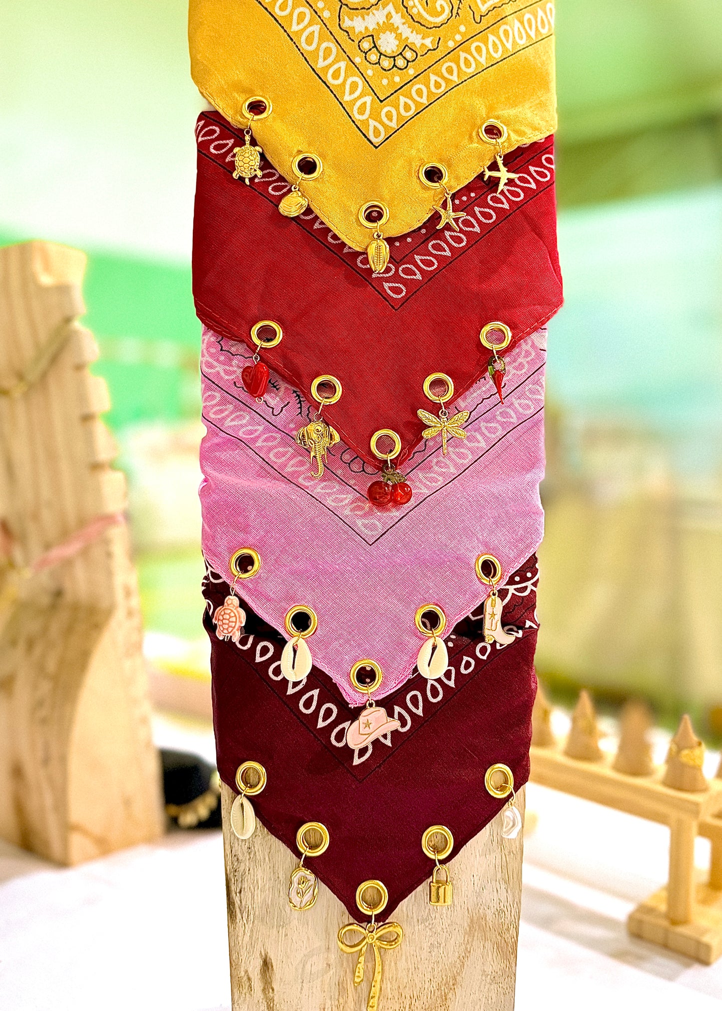 Bandana Charms couleur au choix