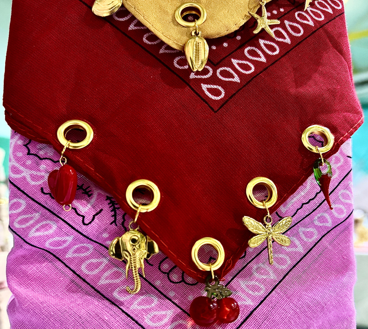 Bandana Charms couleur au choix