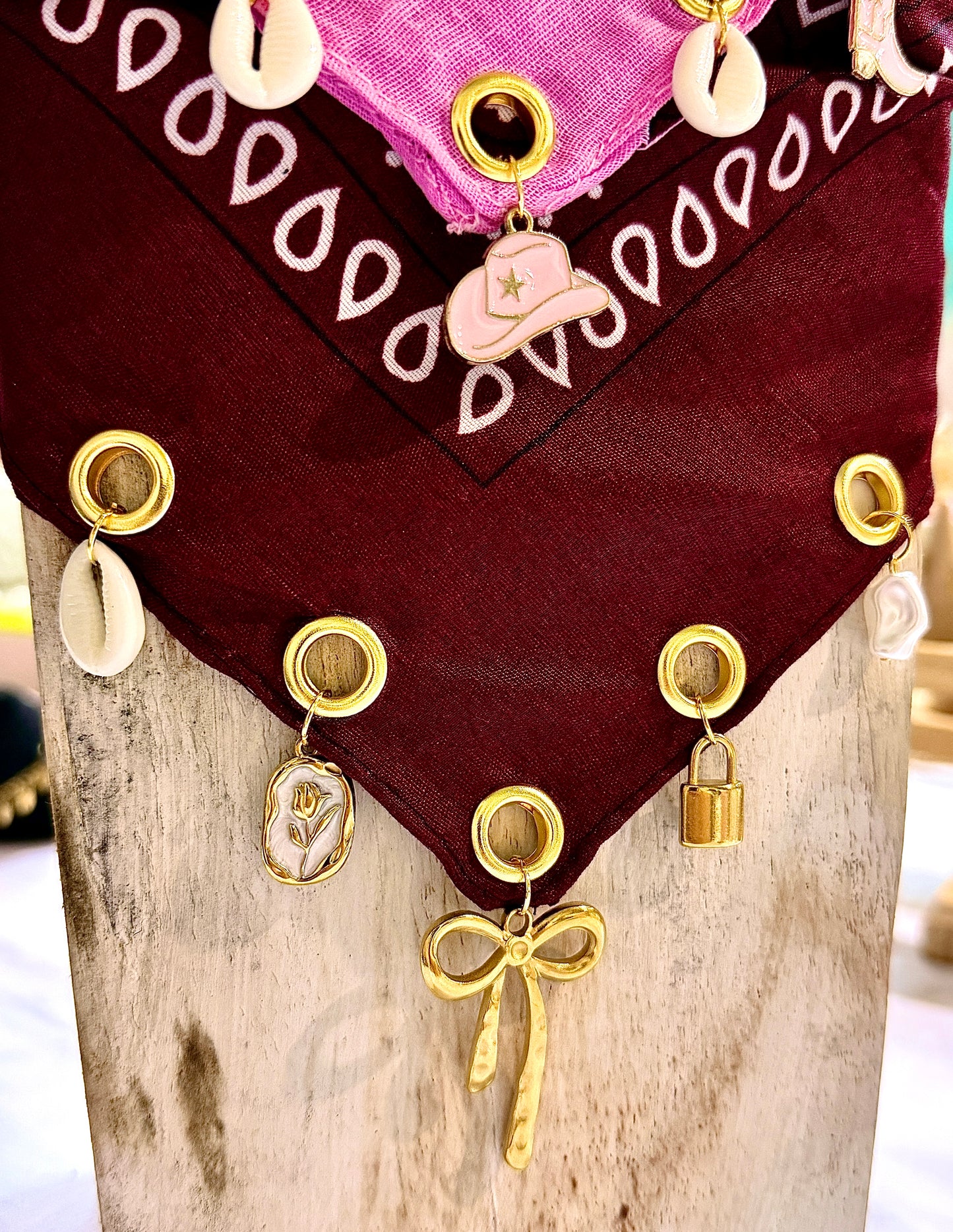 Bandana Charms couleur au choix