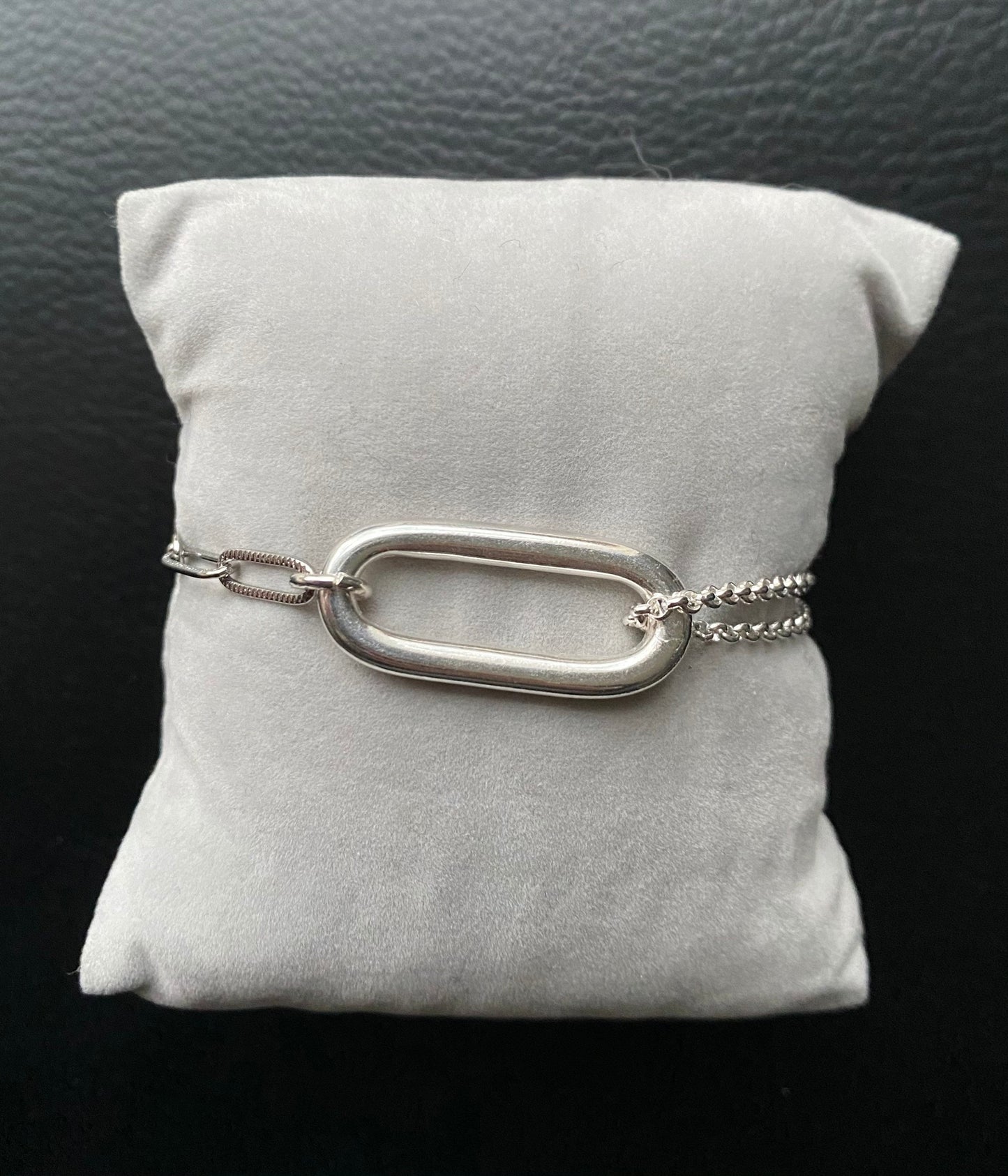 bracelet rectangle double chane