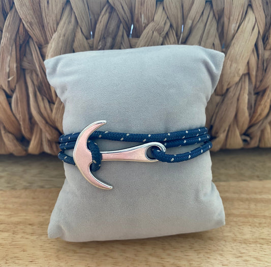 bracelet ancre marine