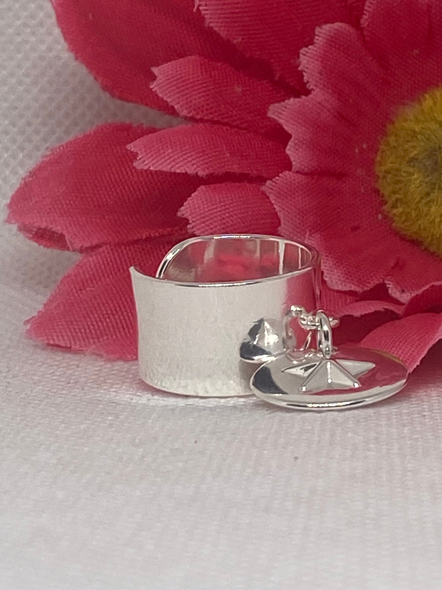 Bague breloque étoile 3D