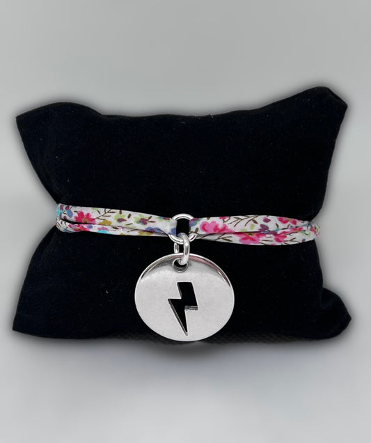 Bracelet Liberty médaille éclair