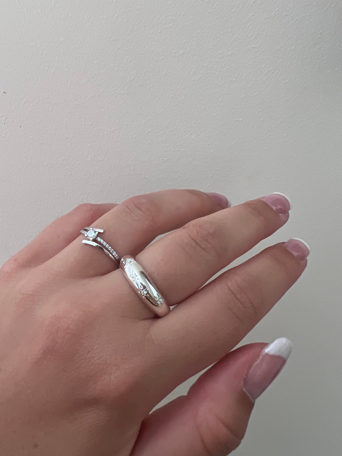 Bague toile en argent 925