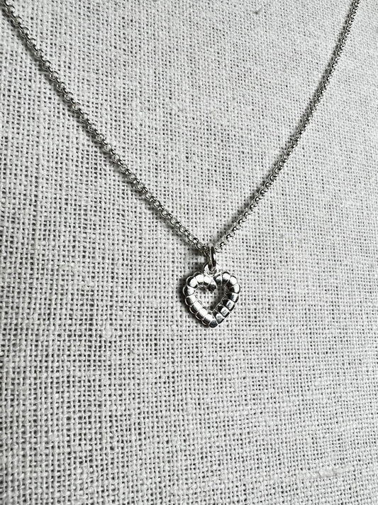 Collier breloque coeur
