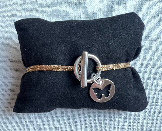 Bracelet toggle papillon 1