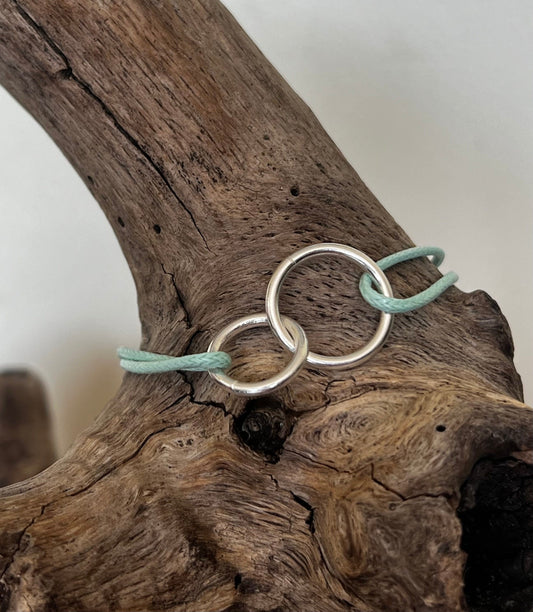 bracelet cercles entrelacs